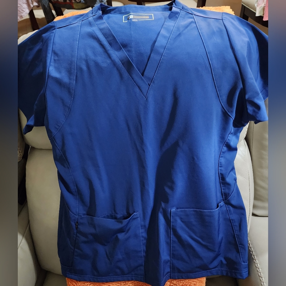 Women's Navy Scrub Set